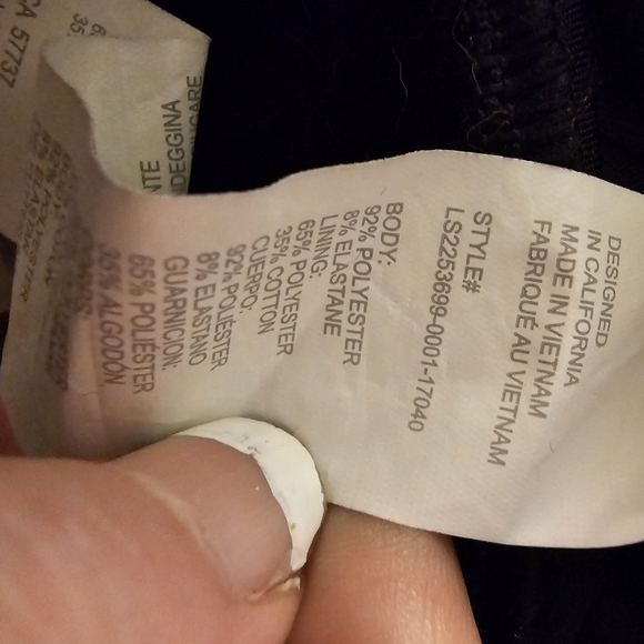 Fabletics Cropped Hoodies Velour Black Size M - Picture 8 of 8